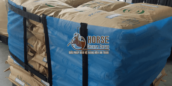 lưới quấn pallet horse cao 1m sử dụng khóa verclo được khách hàng sử dụng thực tế tại kho gạo lưới quấn pallet horse cao 1m sử dụng khóa verclo được khách hàng sử dụng thực tế tại kho gạo