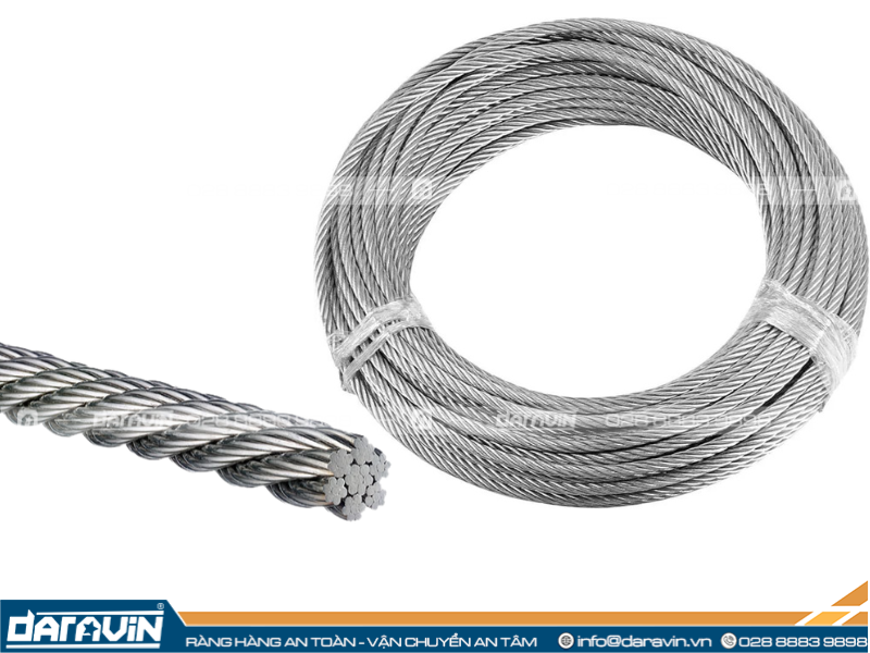 cấu tạo và nguyên liệu của dây cáp thép