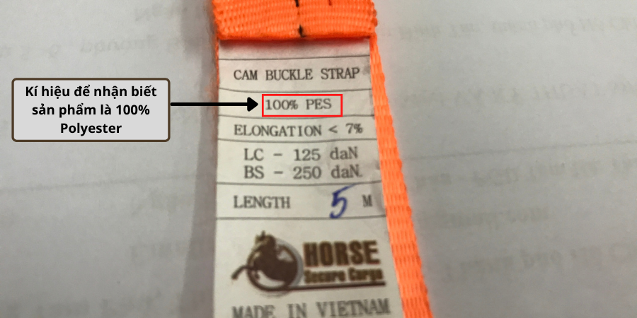 thông số nhận biết sản phẩm sản xuất từ dây polyester thông số nhận biết sản phẩm sản xuất từ dây polyester