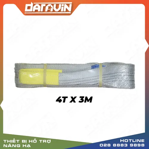Dây cáp vải cầu hàng 4T x 3m