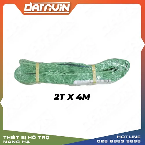 Dây cáp vải cầu hàng 2T x 4m