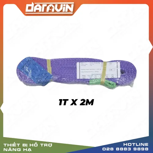 Dây cáp vải cầu hàng 1T x 2m