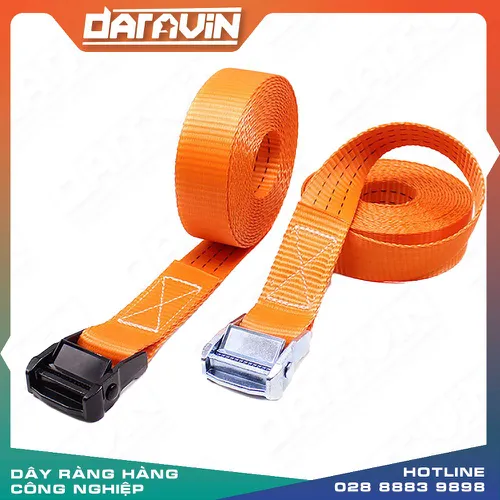 Dây chằng khóa cam bản 35x6m cam không móc