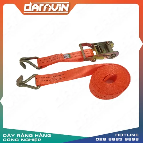 Dây chằng tăng đơ 2T bản 38x8m cam móc J
