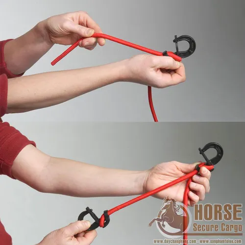 Dây thun tròn chằng hàng 100cm móc điều chỉnh độ dài