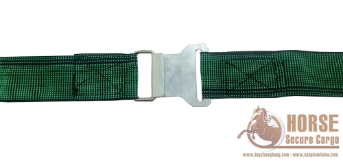 Dây thun bản chằng pallet 50mm có khoen móc Dây thun bản chằng pallet 50mm có khoen móc