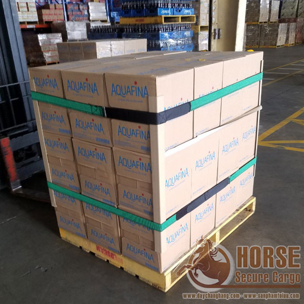 Ứng dụng Dây thun bản chằng pallet thay thế màng PE quấn pallet Ứng dụng Dây thun bản chằng pallet thay thế màng PE quấn pallet