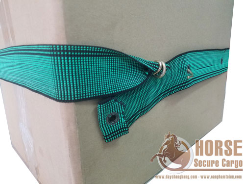 Ứng dụng dây thun bản chằng pallet móc thép đột lỗ giúp cố định được hàng hóa trên pallet Ứng dụng dây thun bản chằng pallet móc thép đột lỗ giúp cố định được hàng hóa trên pallet