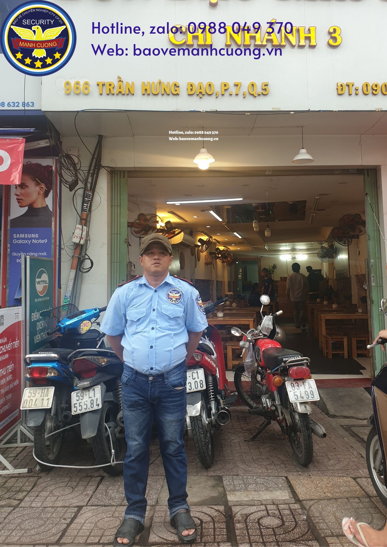 Cho thuê bảo vệ giữ xe Mạnh Cường Cho thuê bảo vệ giữ xe Mạnh Cường