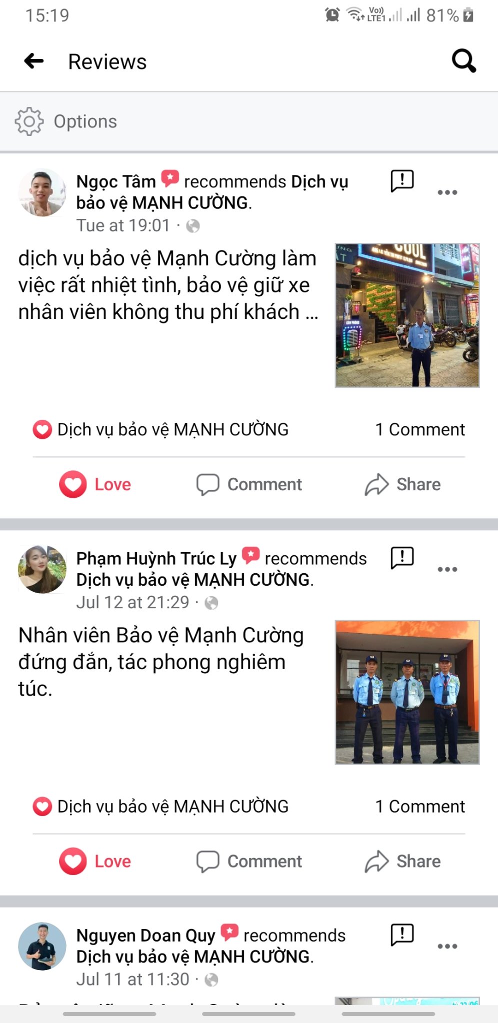 Review từ các QKH khác... và còn vô vàn lời yêu thương khác - 1 Review từ các QKH khác... và còn vô vàn lời yêu thương khác - 1