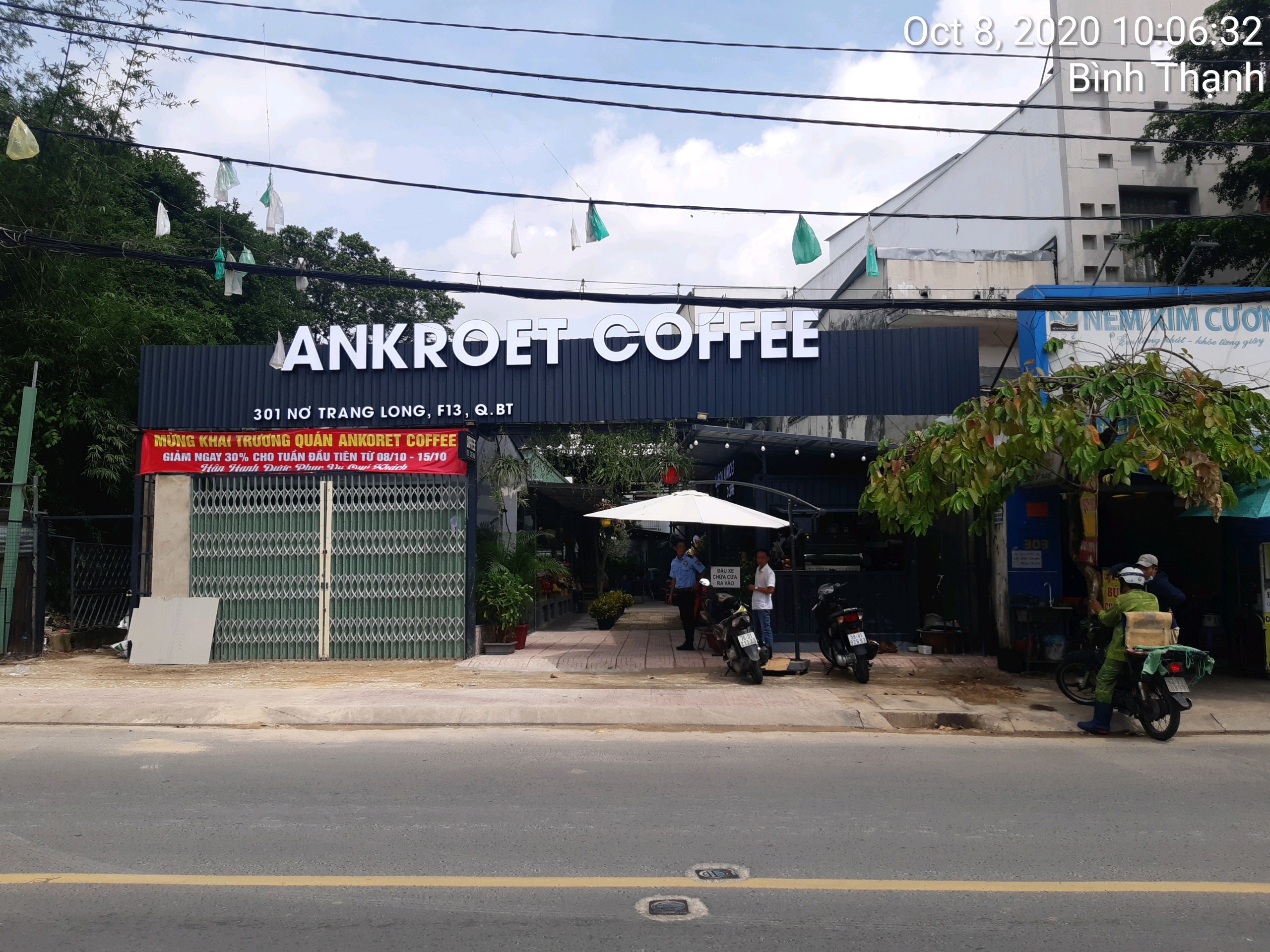 Hình ảnh KH ANKROET Coffee quán sau khi set up xong