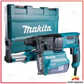 Máy khoan đa năng tự hút bụi Makita HR2650 800W