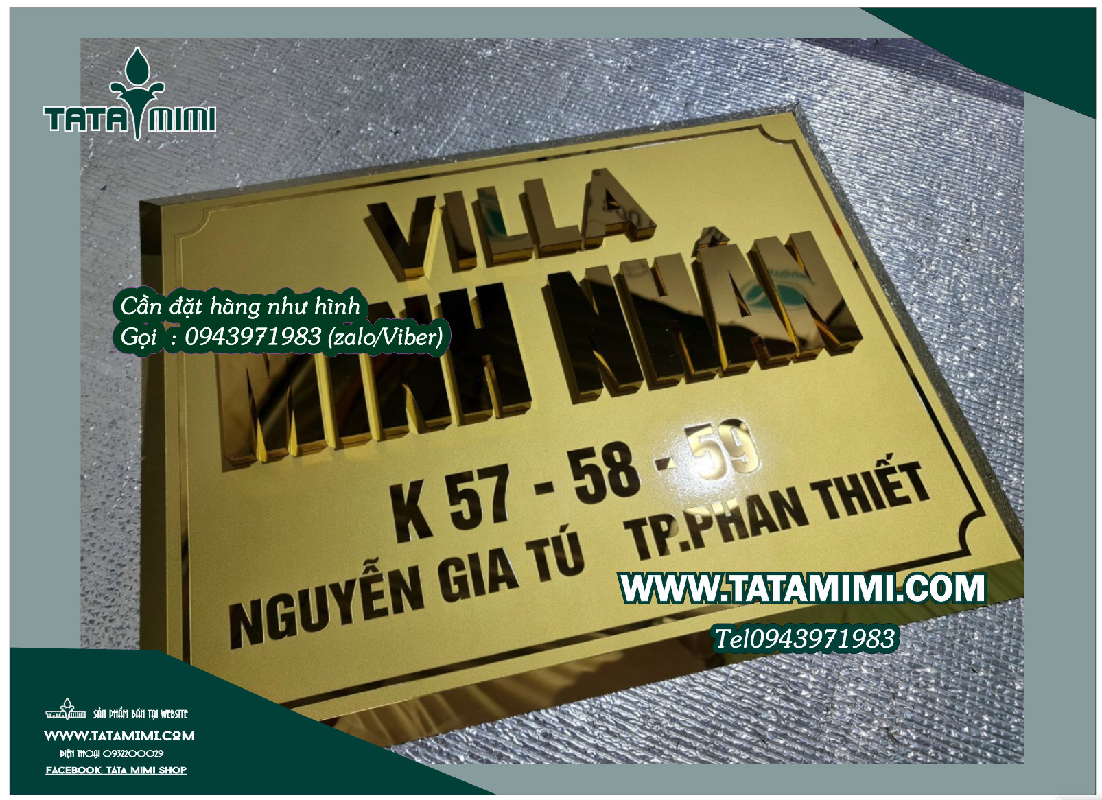 Biển công ty inox uốn chân vuông