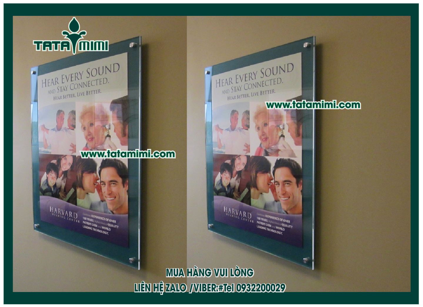 Khung poster trừ viền bao nhiêu