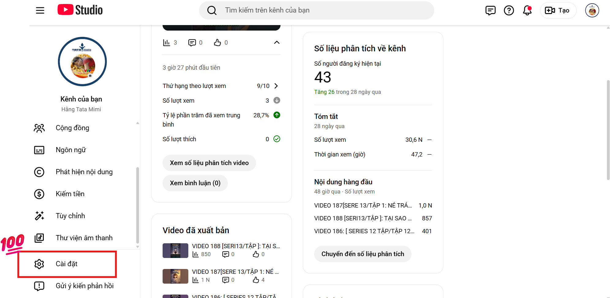 Cấp quyền truy cập vào kênh youtube của bạn