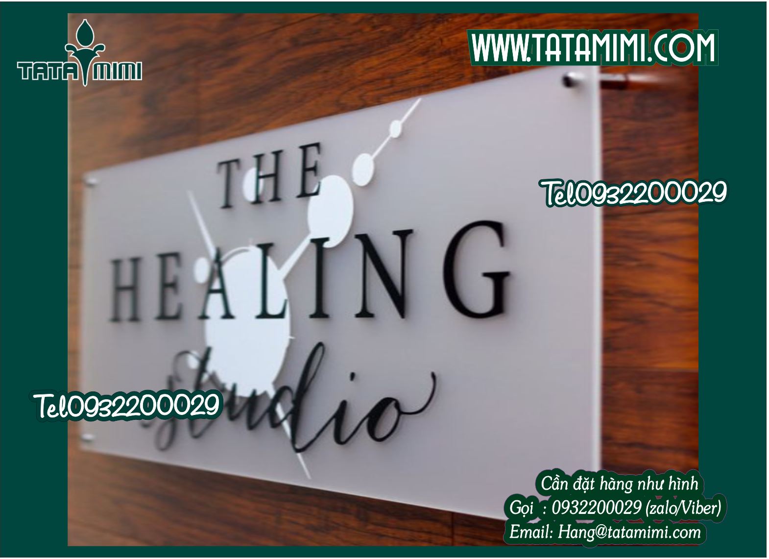 Biển công ty các loại – làm biển tên công ty khắc âm bả.