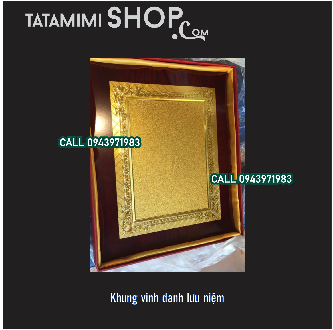 Bảng vinh danh có khổ ngang và đứng