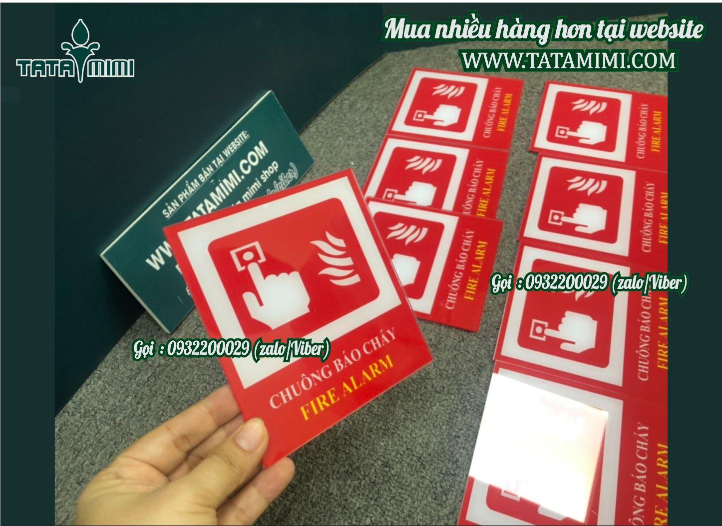 Biển chữa cháy mica