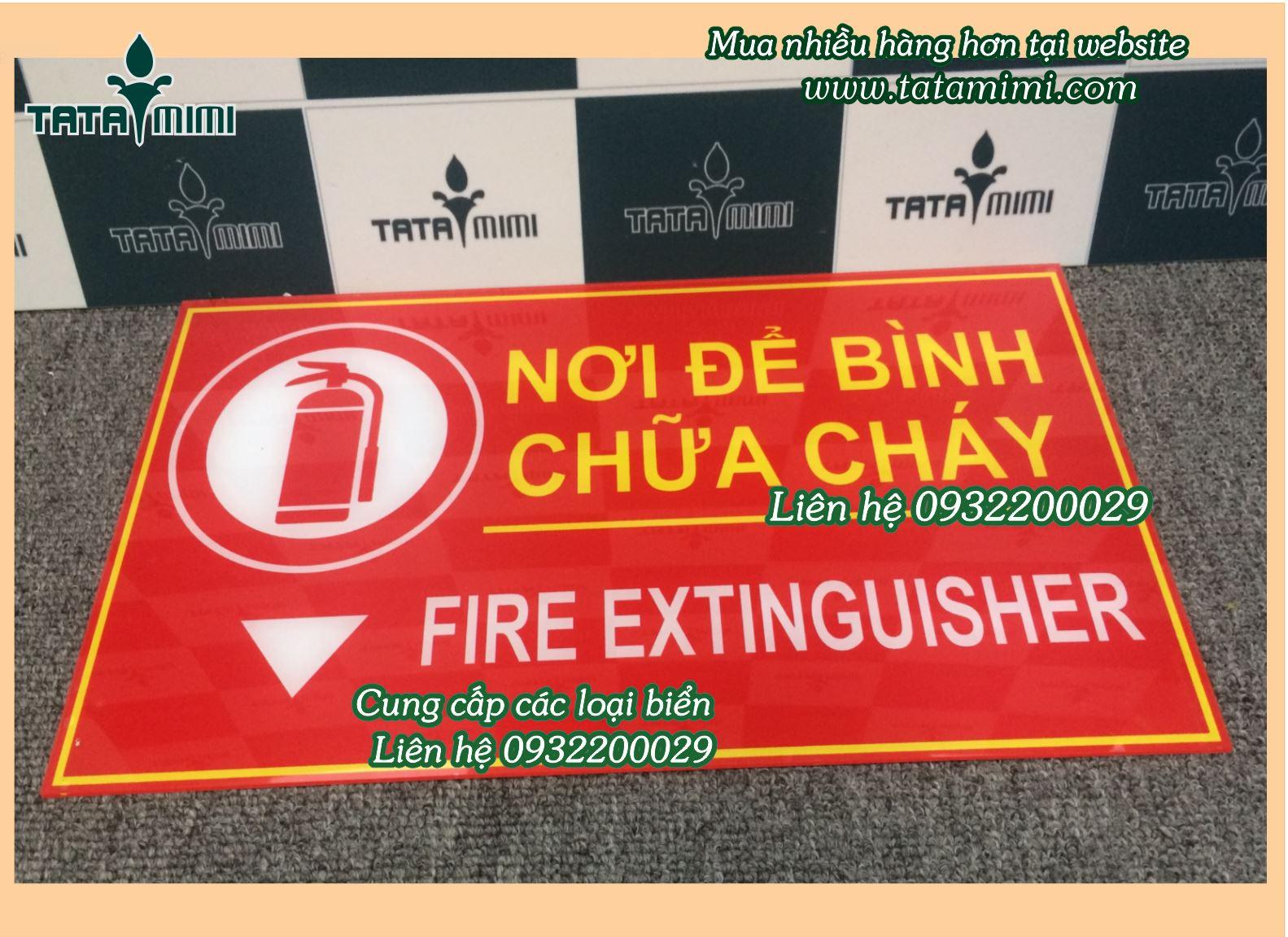 Biển chữa cháy mica