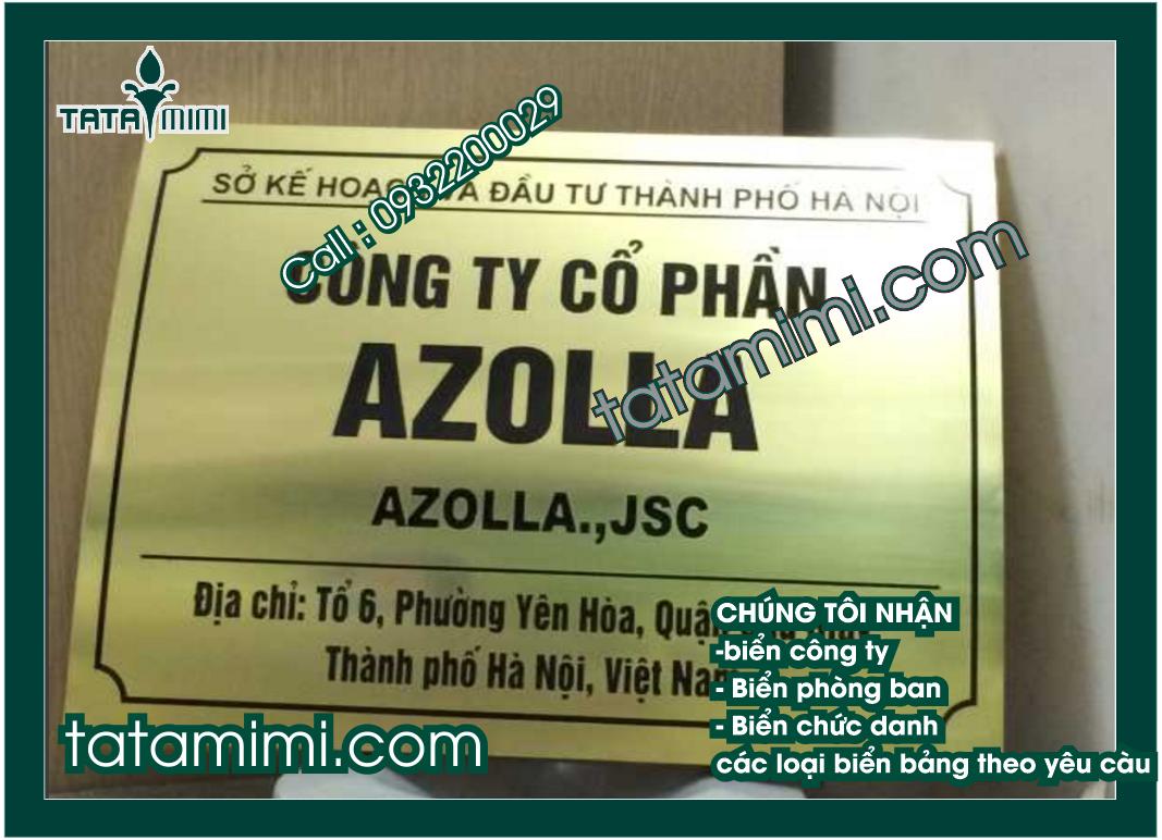 Làm biển hiệu, biển tên công ty chất lượng đẹp