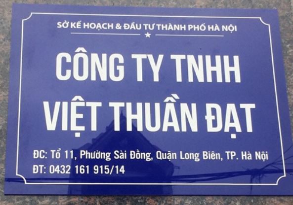Làm biển hiệu, biển tên công ty chất lượng đẹp