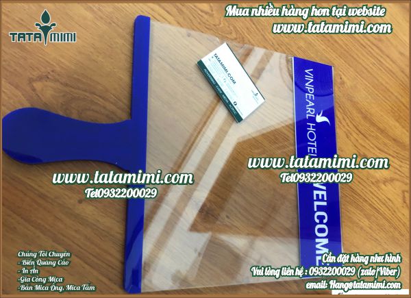 Biển đón khách với tay cầm từ 12-14cm