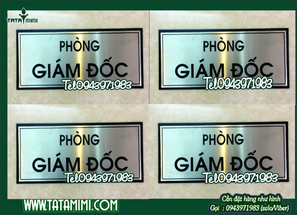 Biển công ty inox được in UV có nên uốn chân không