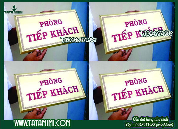 Bảng phòng ban -Bảng phòng ban bằng mica