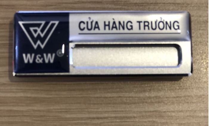 Thẻ tên cho nhân viên văn phòng