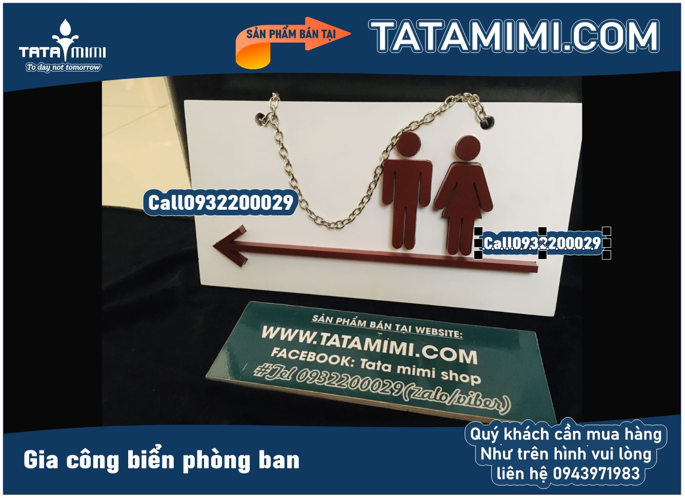 Bảng phòng wc thả trần