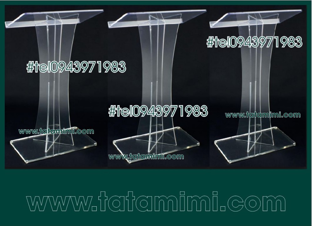 Bục phát biểu mica cho ngày tựu trường