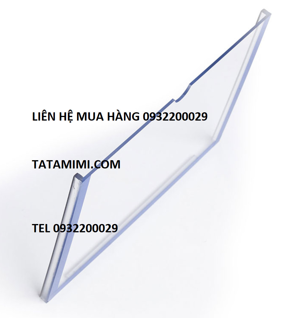 Kệ mica A3 treo tường làm bằng mica