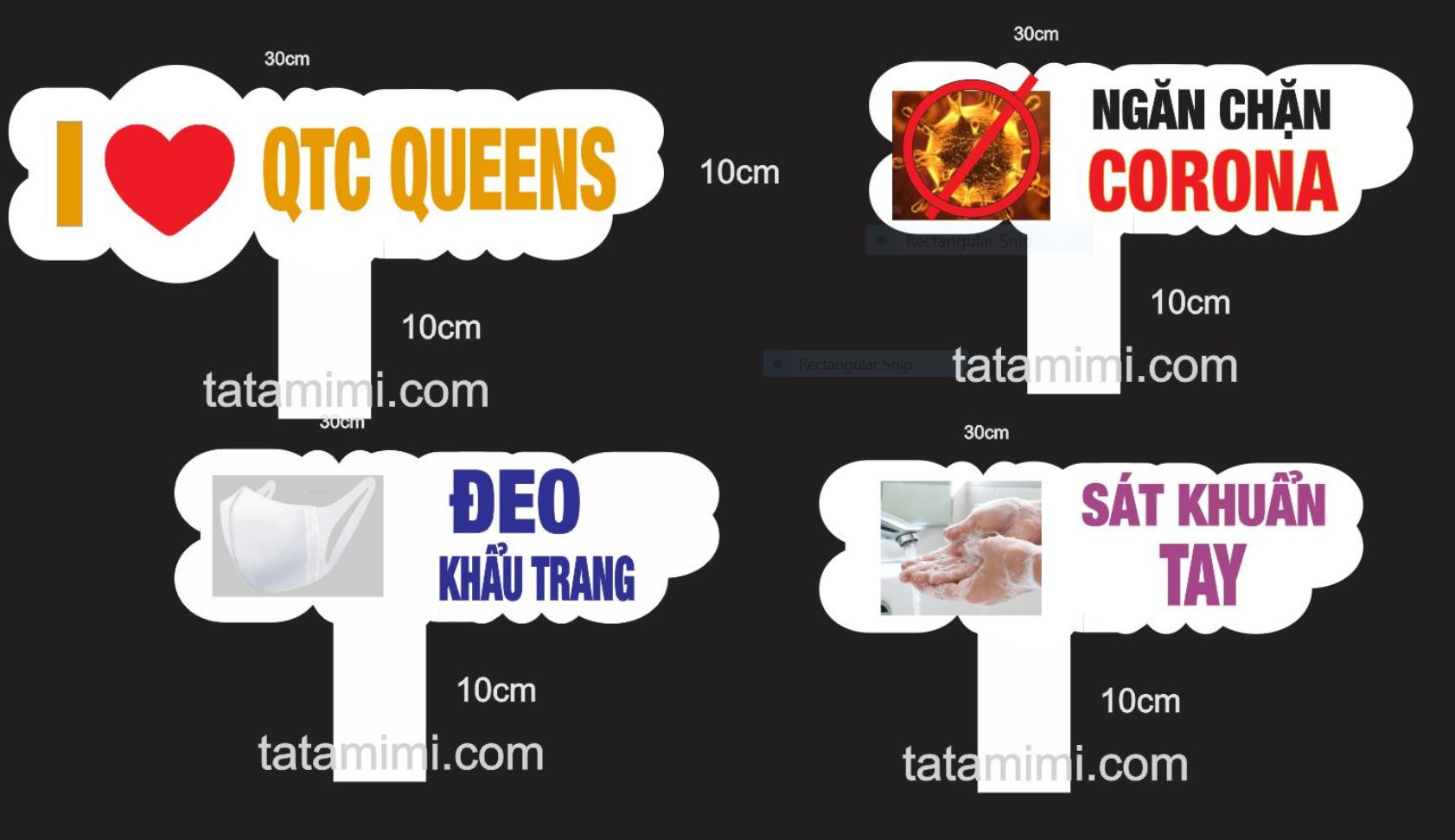 hashtag cầm tay