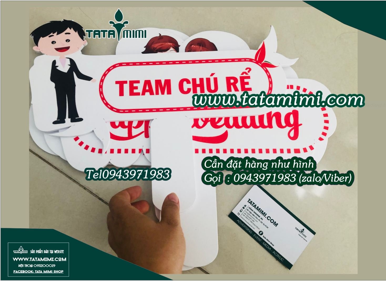 Bộ khung và biển cầm tay chụp hình