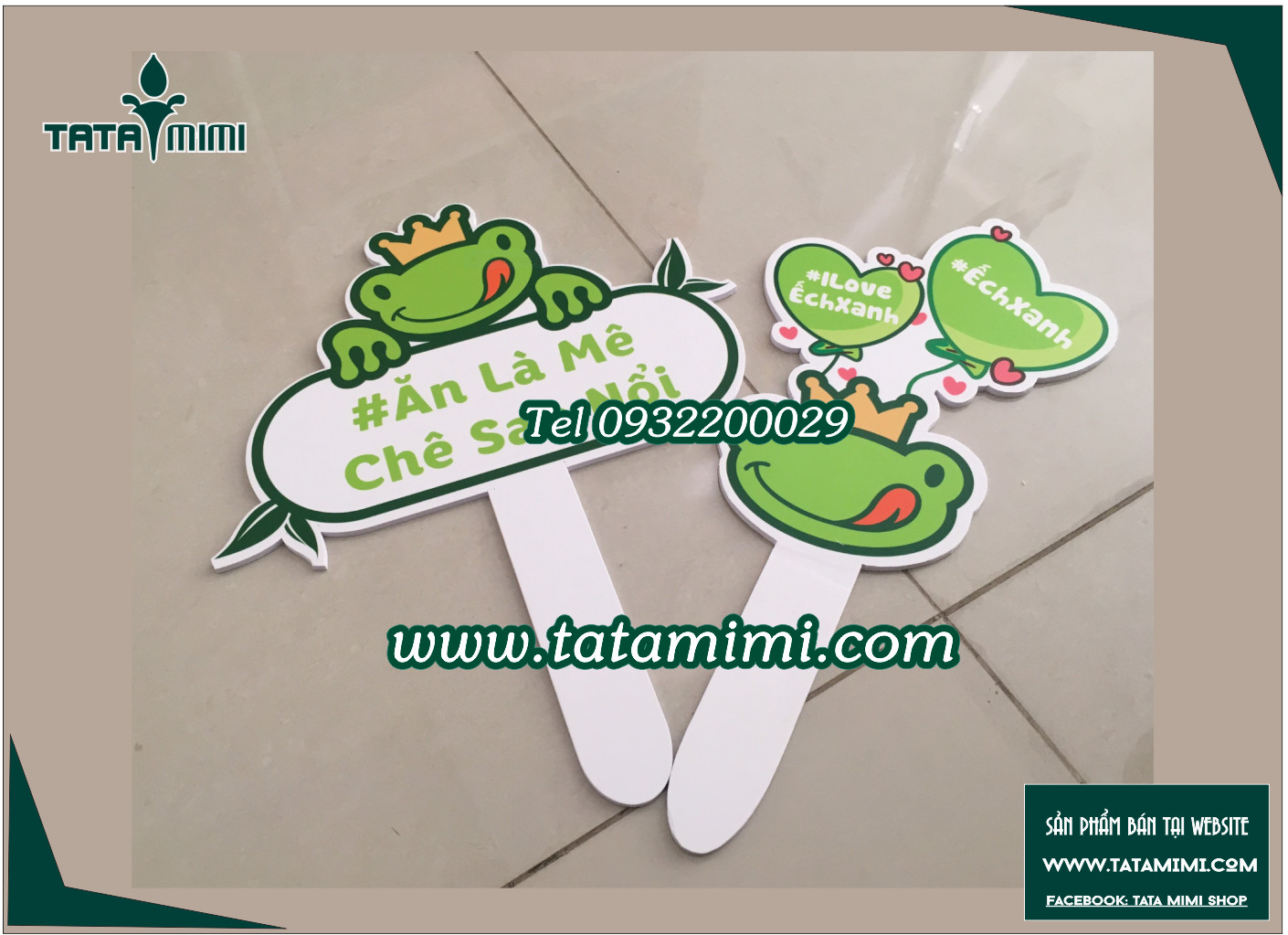 Biển cầm tay chụp hình ngộ nghĩnh