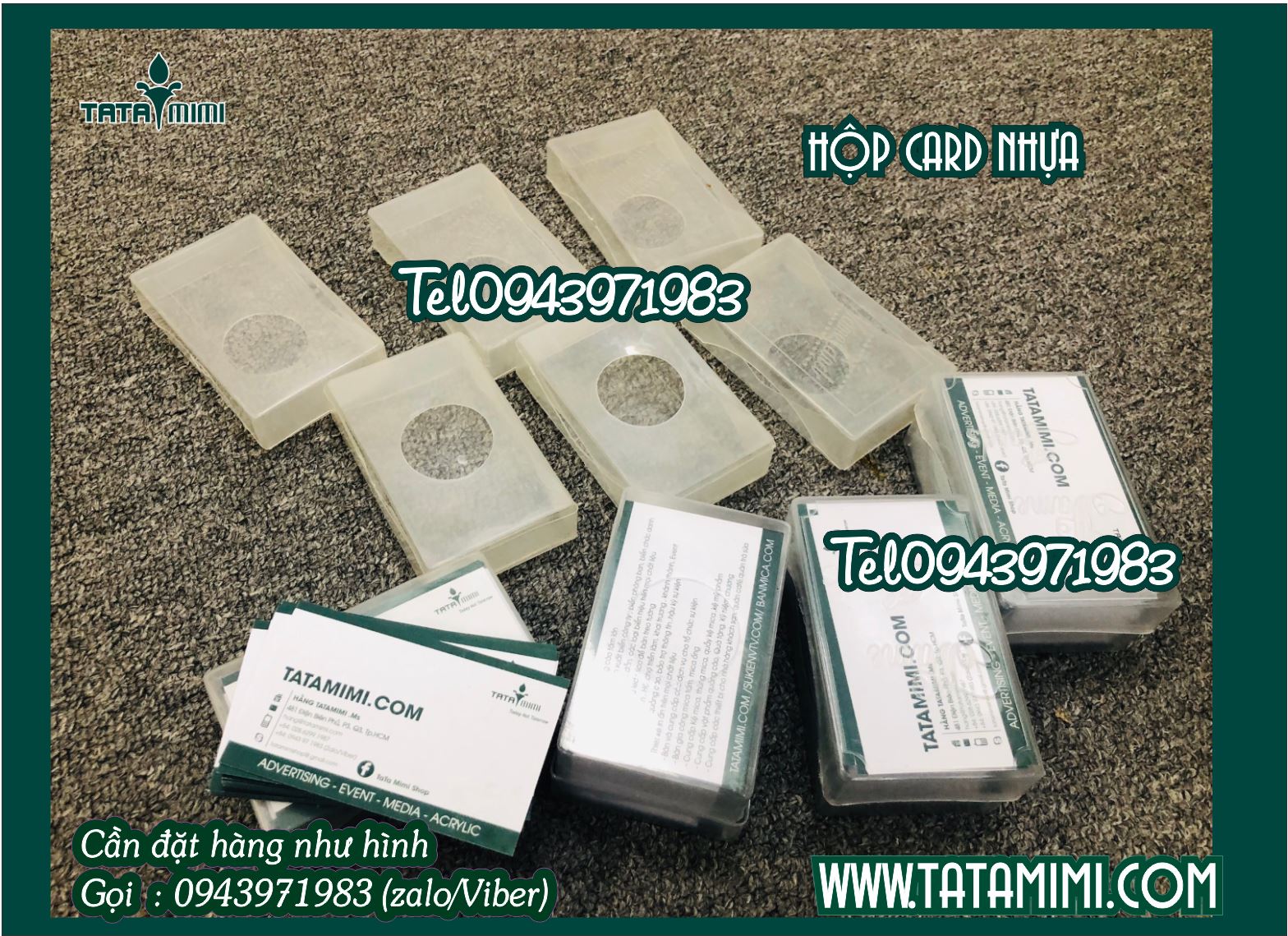 Hộp card kệ card các tầng