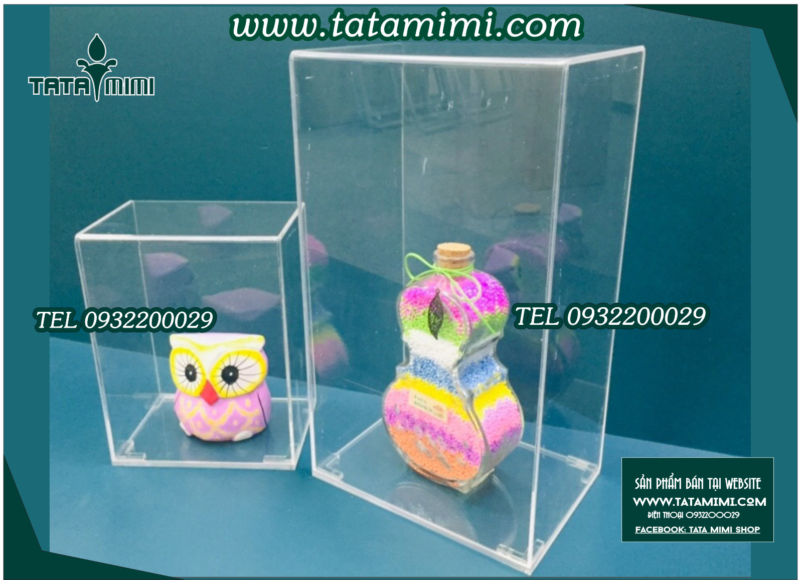 Hộp mica để vừa với sản phẩm