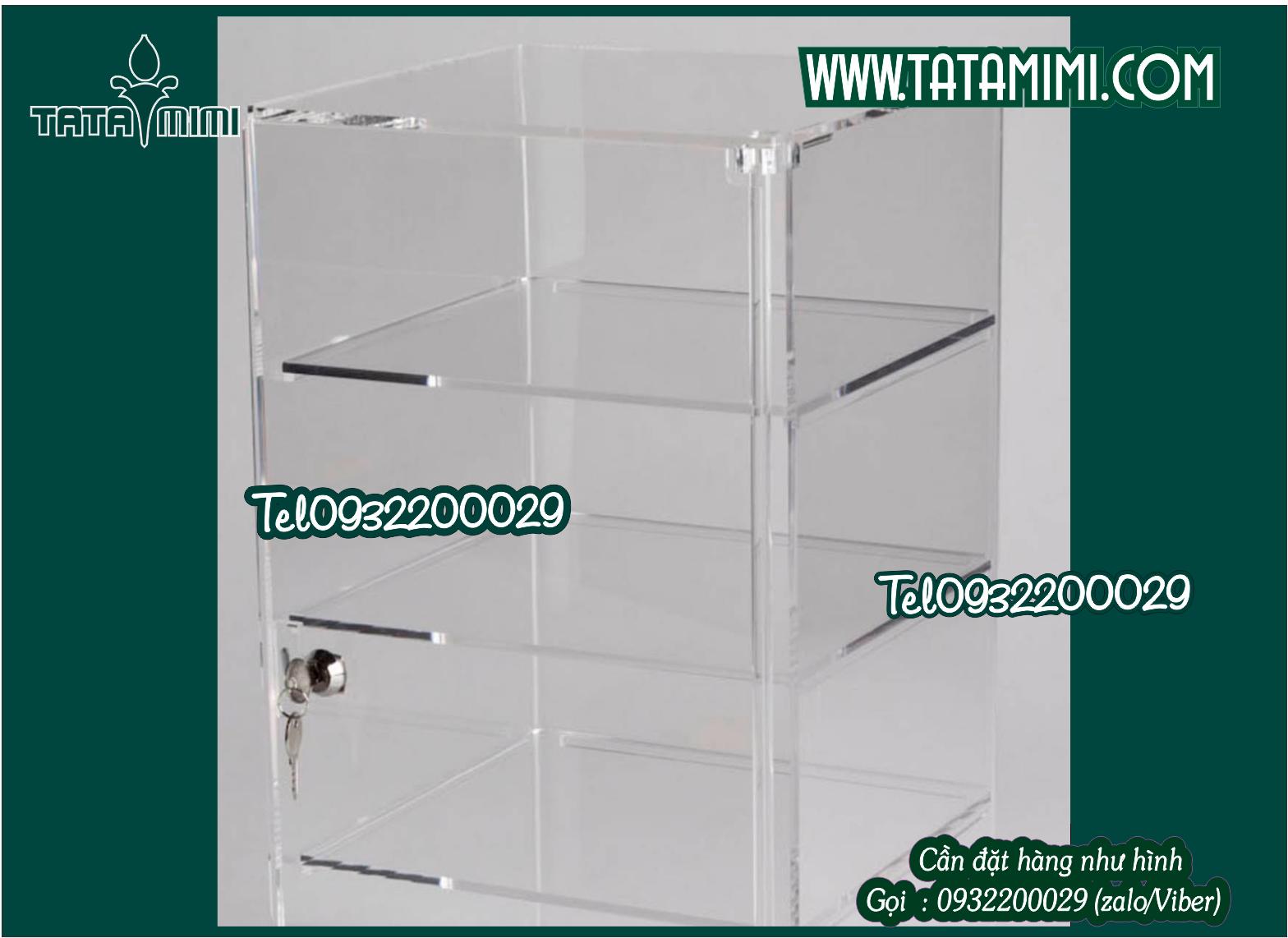 Hộp chụp bằng mica trong