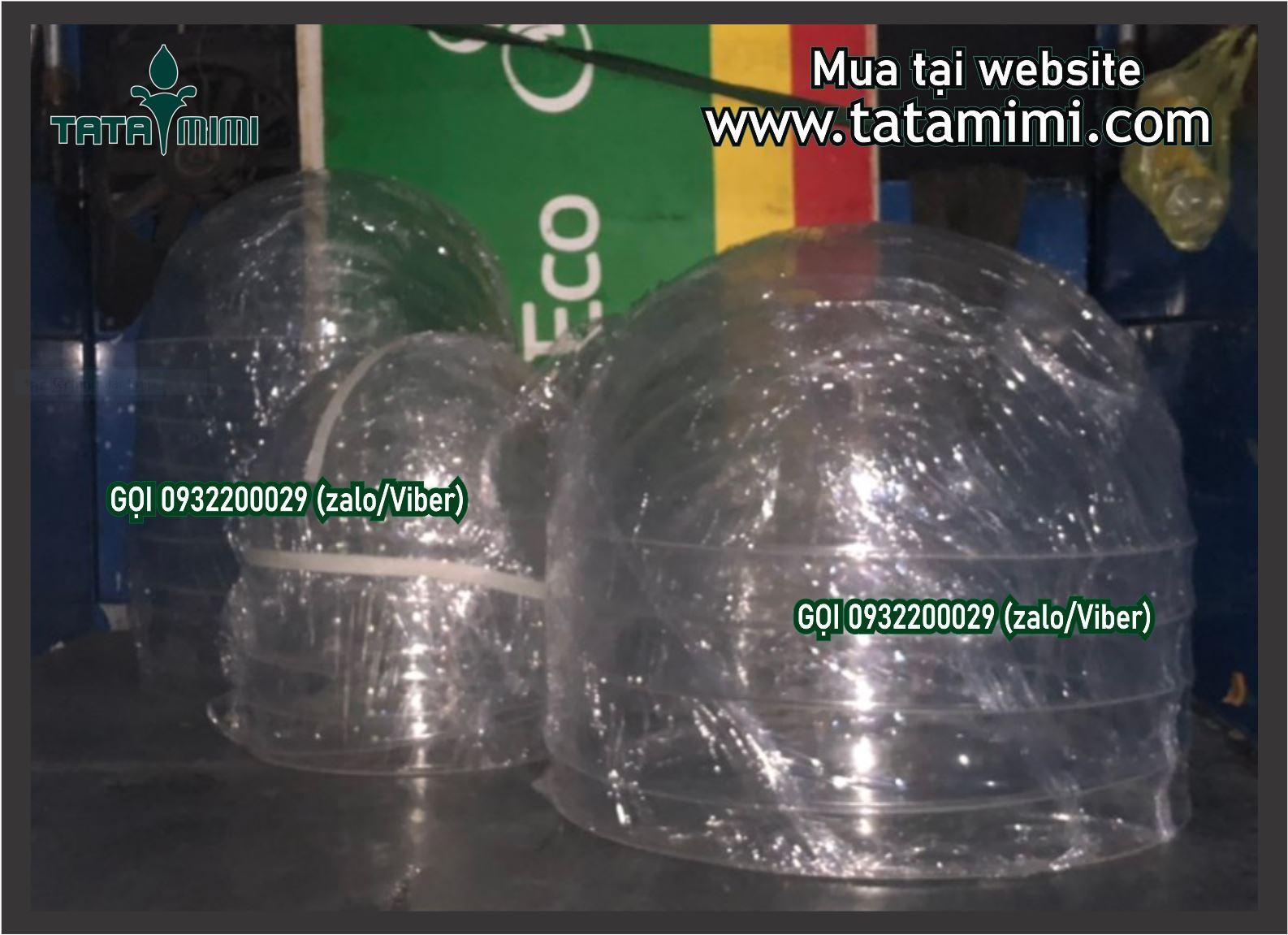 Hút nổi mica nửa quả cầu