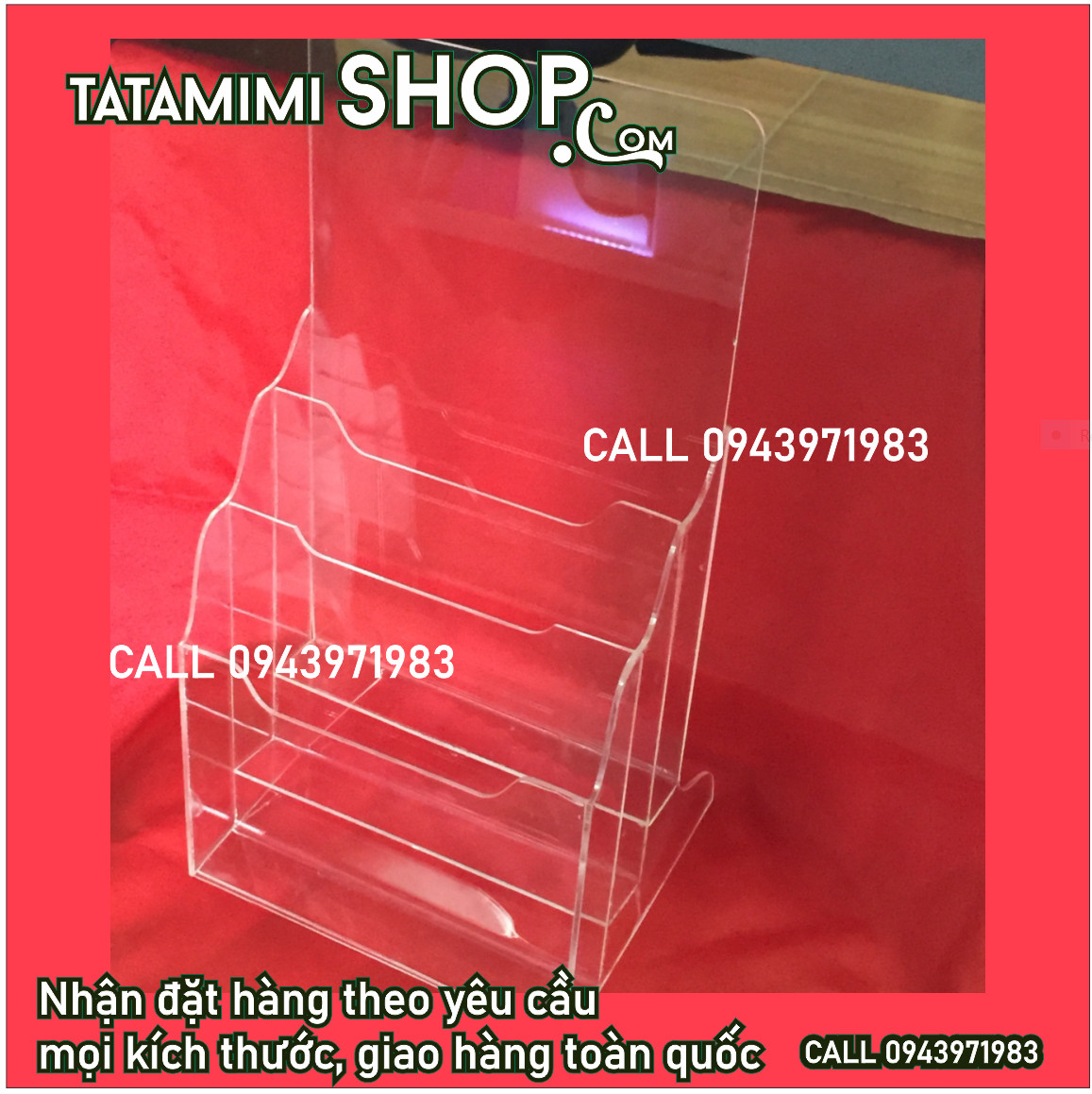 Kệ mica để bàn