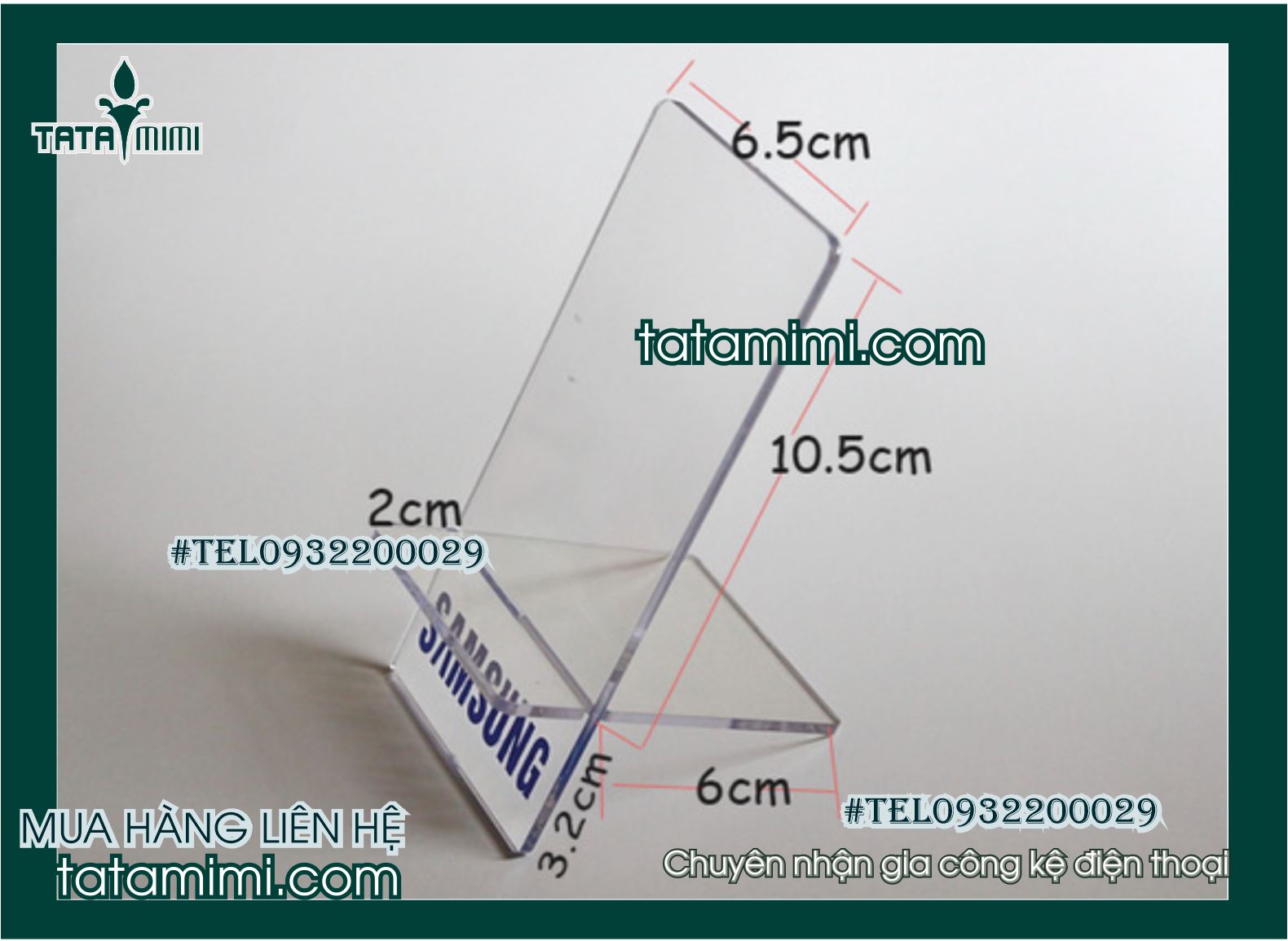 Kệ điện thoại uốn theo độ dài tủ