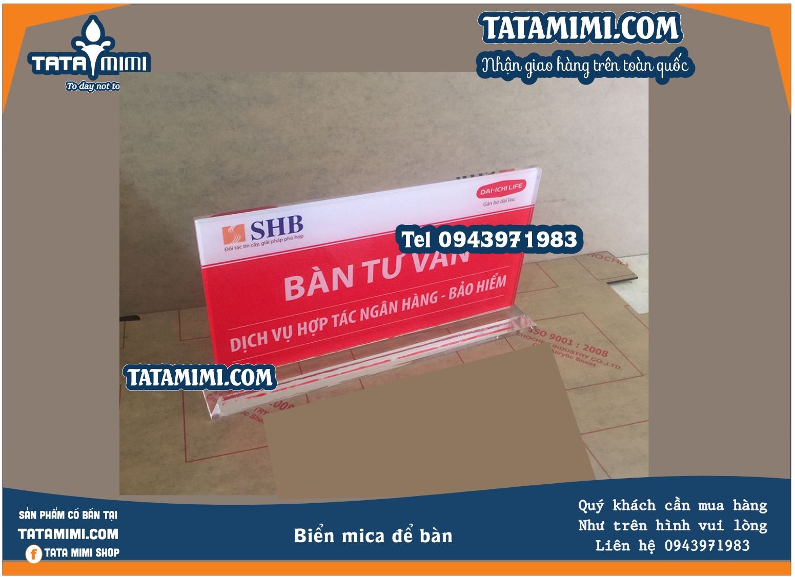 Bảng chữ A quầy lễ tân