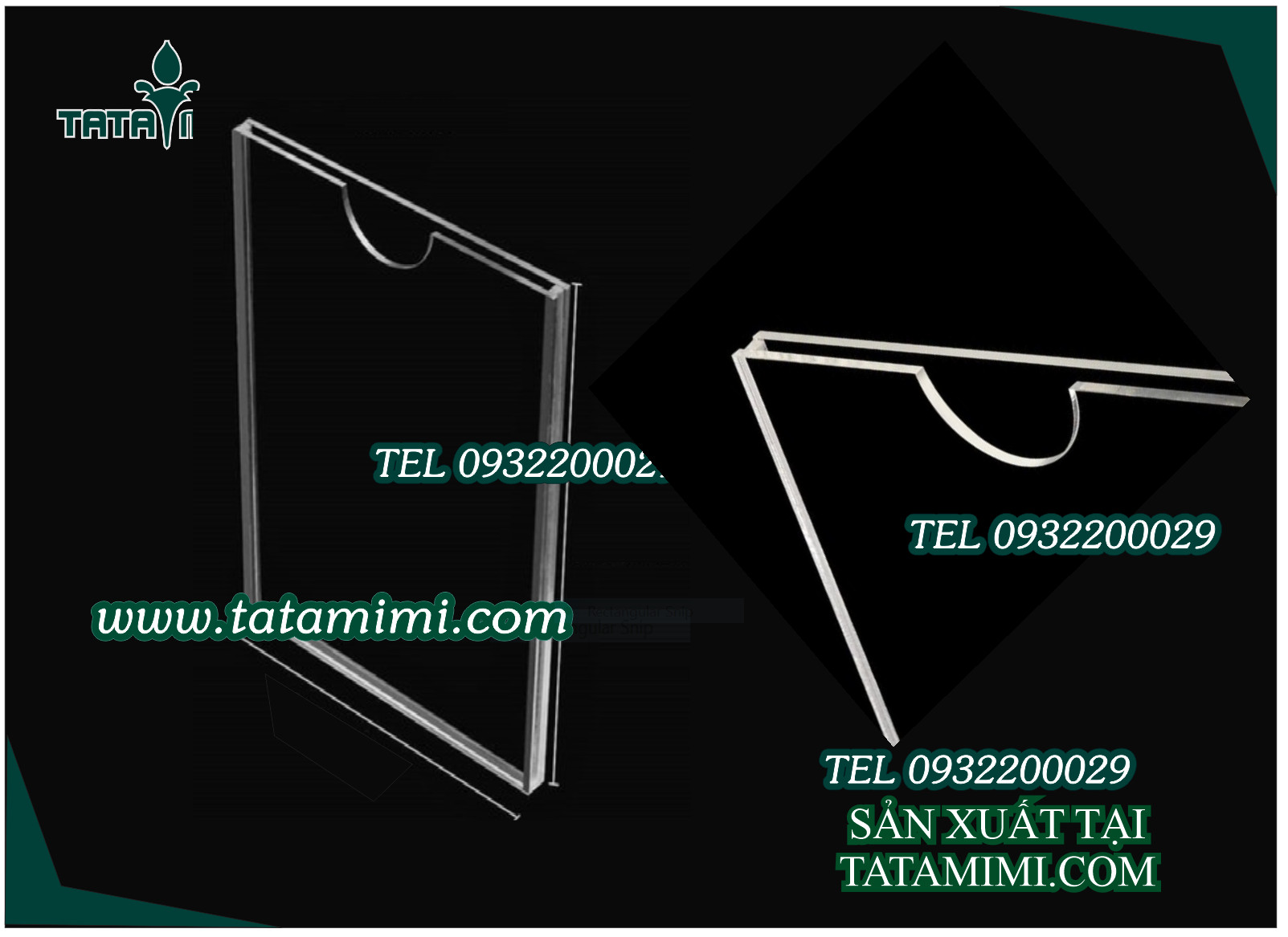 Kệ checklist treo tường có hông và không hông