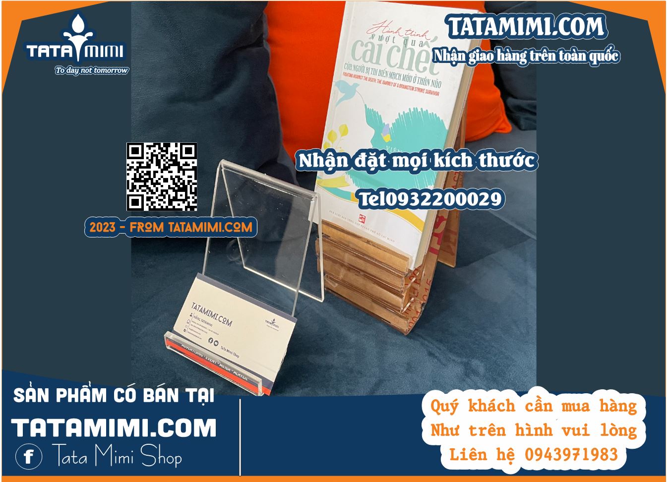 Kệ sách kích thước nhỏ cho sự kiện