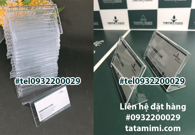 Kệ danh thiếp để bàn các kích thước khác nhau