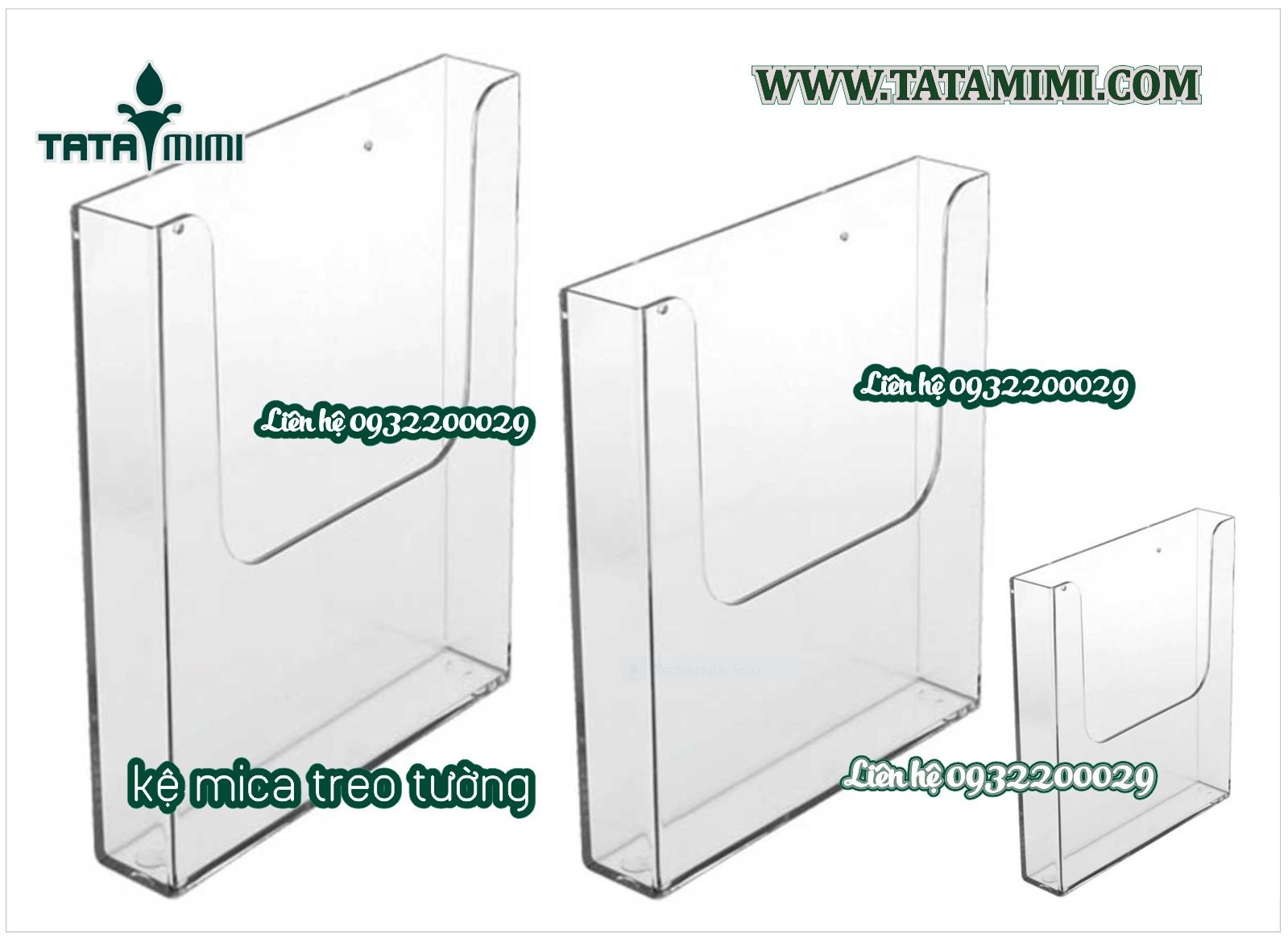 Checklist treo tường uốn mica 2 mm