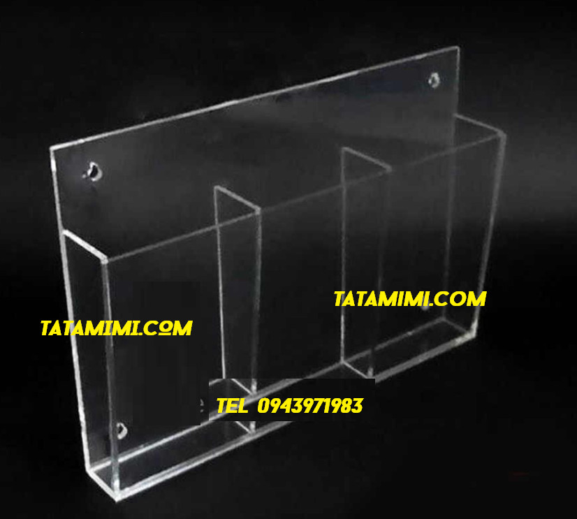 Mica làm hộp treo tường A4