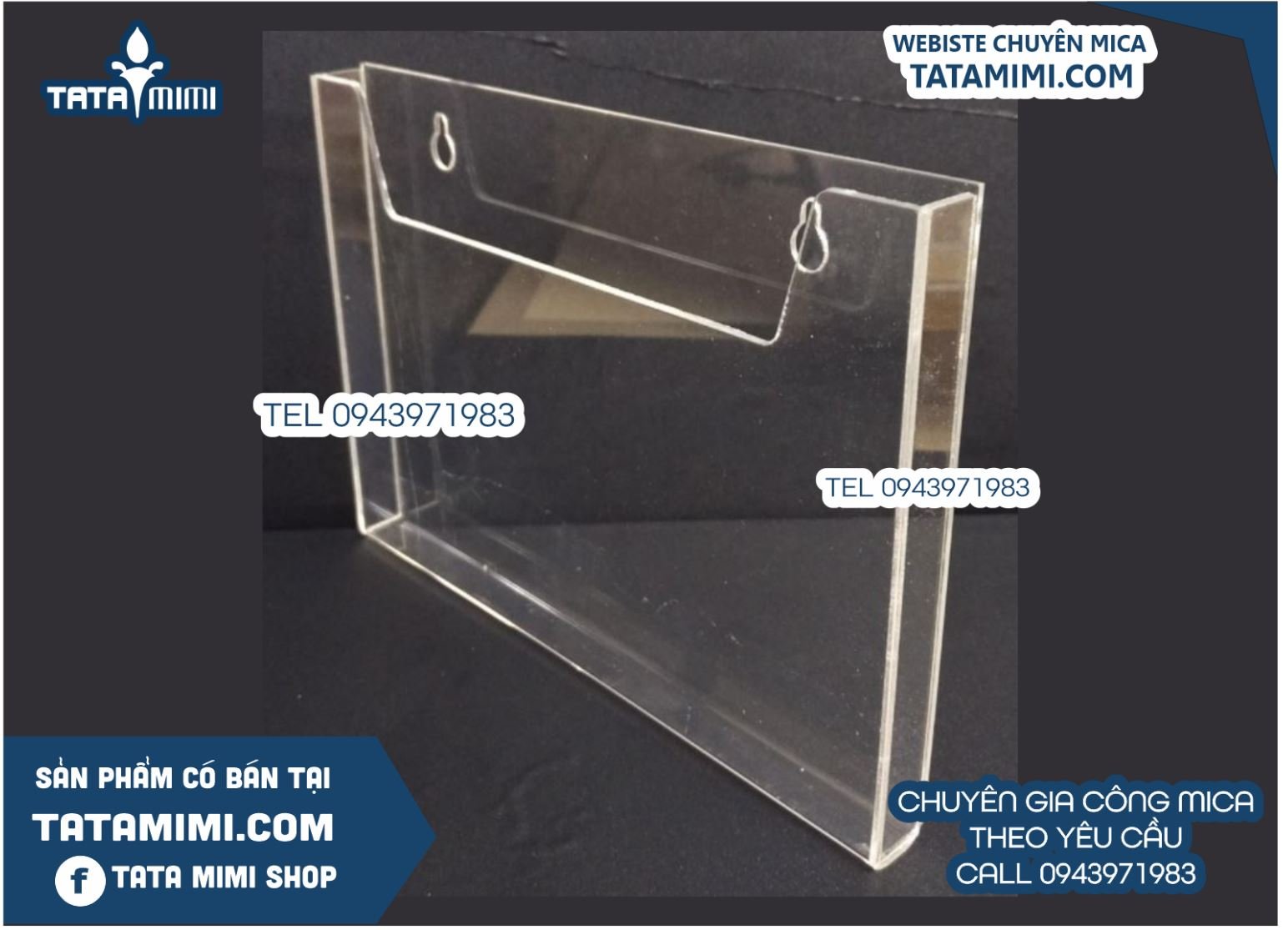Checklist treo tường uốn mica 2 mm