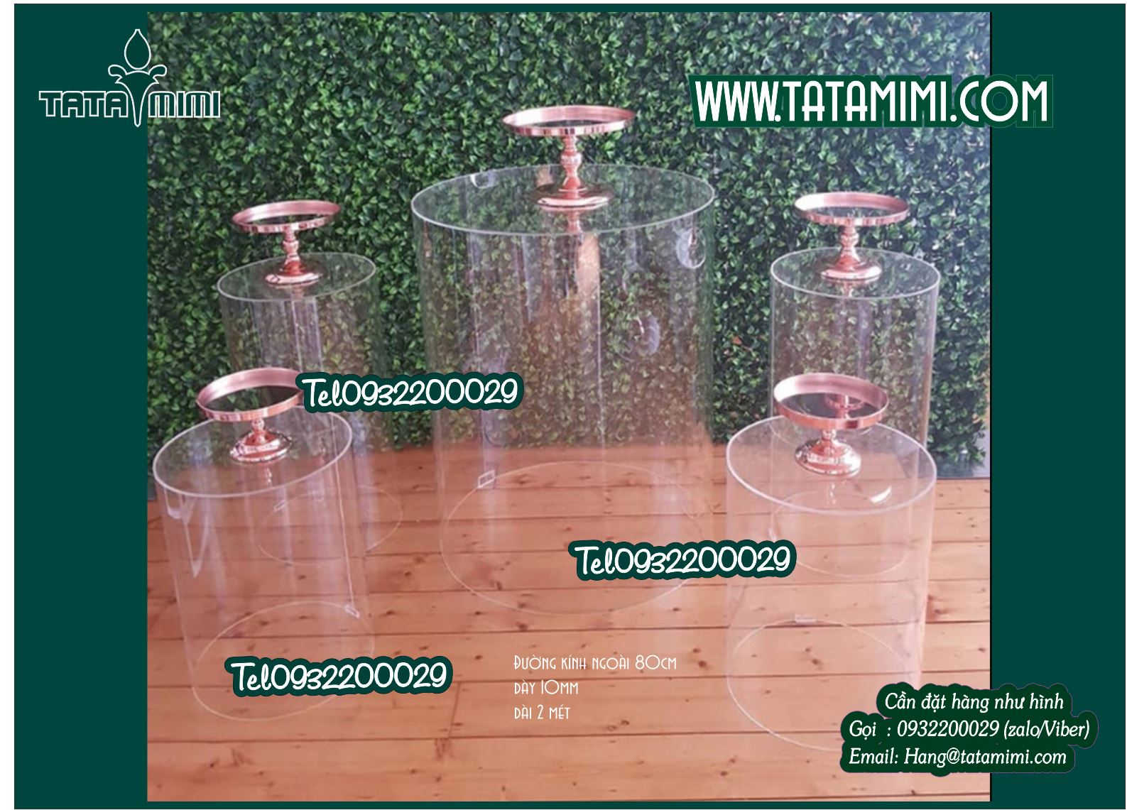 Ống mica chia vạch nước có sẵn hàng không