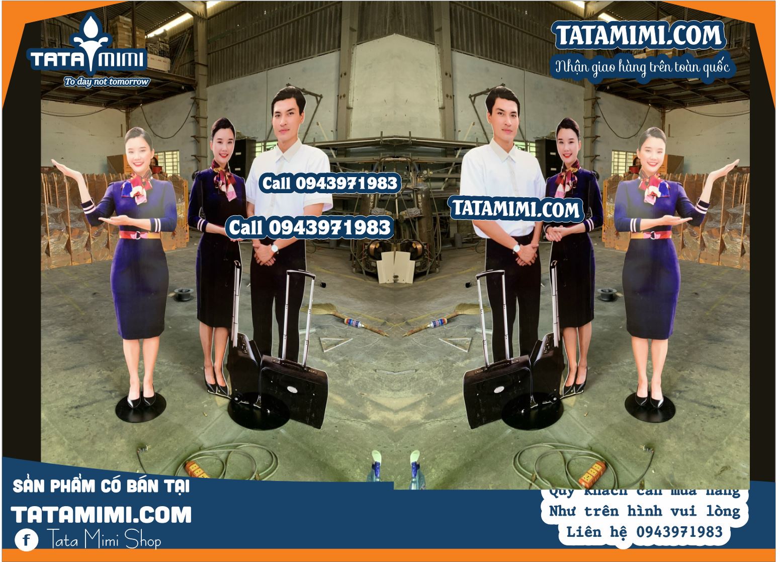 Standee để ngoài trời có thân sắt đằng sau